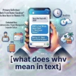what does whv mean in text