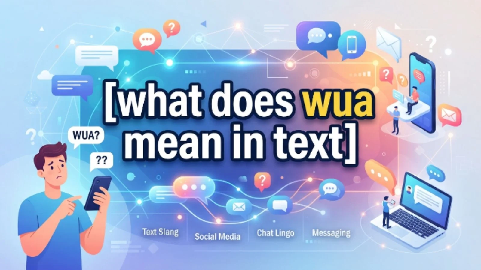 what does wua mean in text