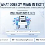 what does xy mean in text