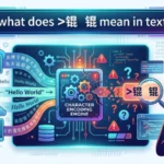 what does 锟�锟� mean in text