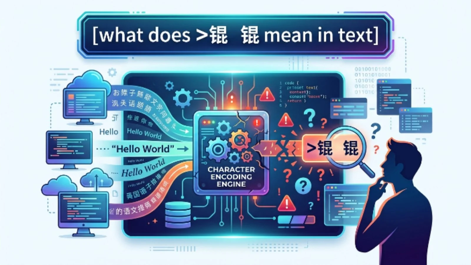 what does 锟�锟� mean in text