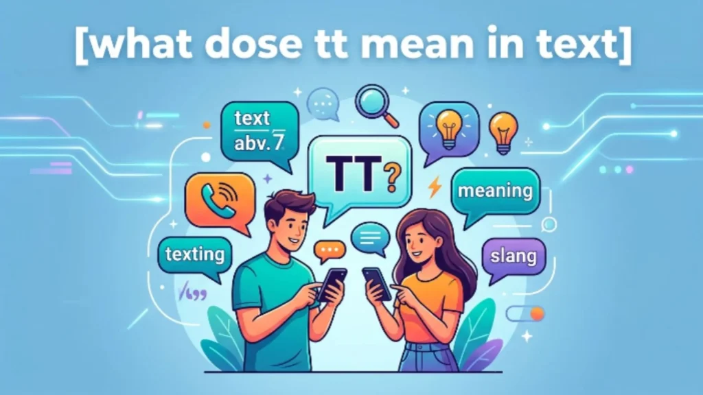 what dose tt mean in text