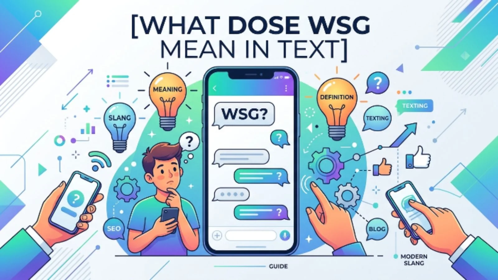 what dose wsg mean in text