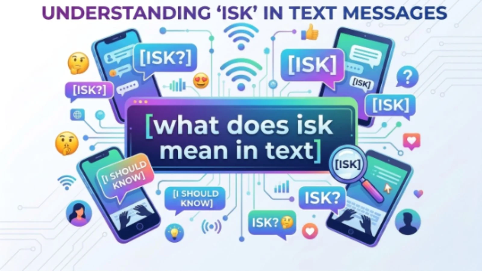 what is isk mean in text