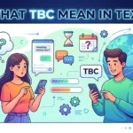 what tbc mean in text