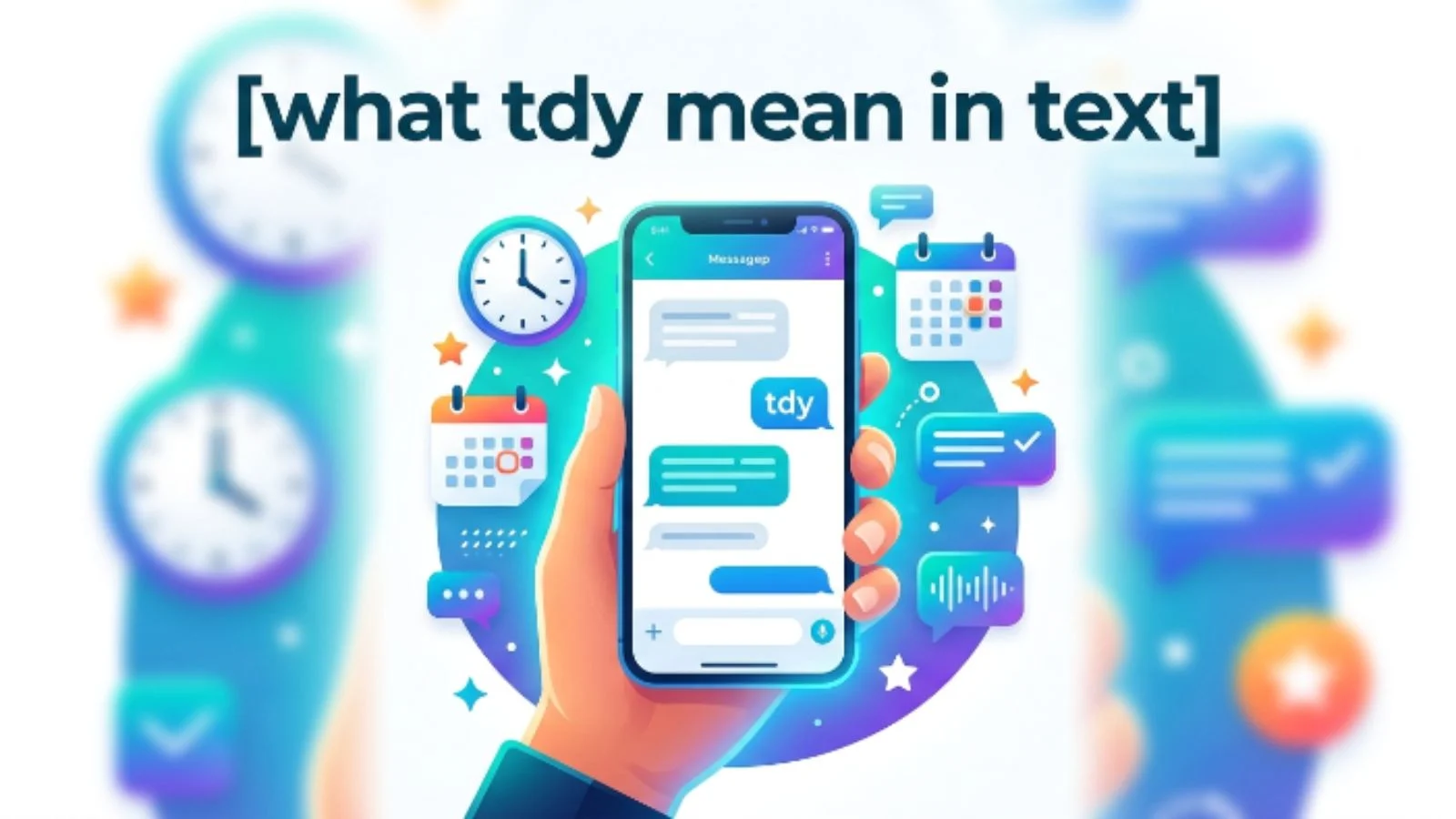 what tdy mean in text
