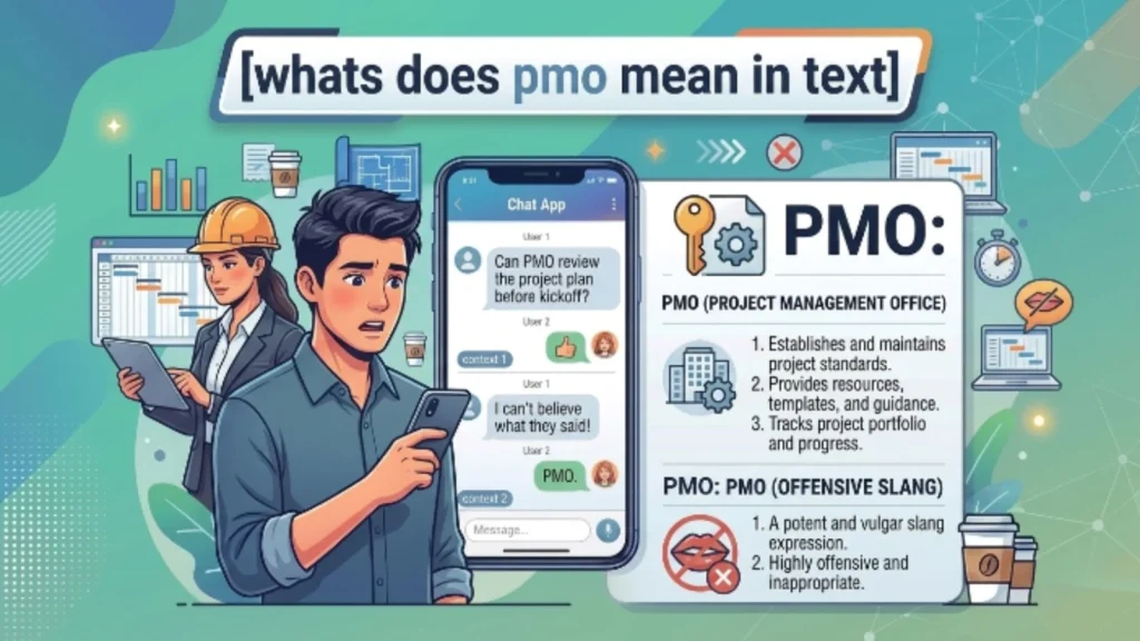 whats does pmo mean in text