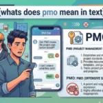 whats does pmo mean in text