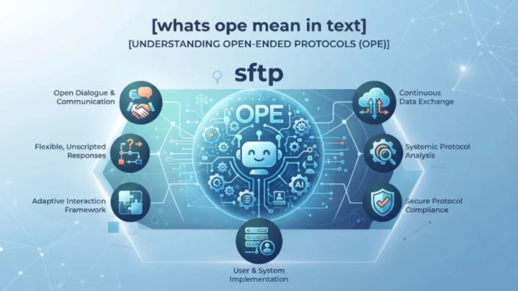 whats ope mean in text