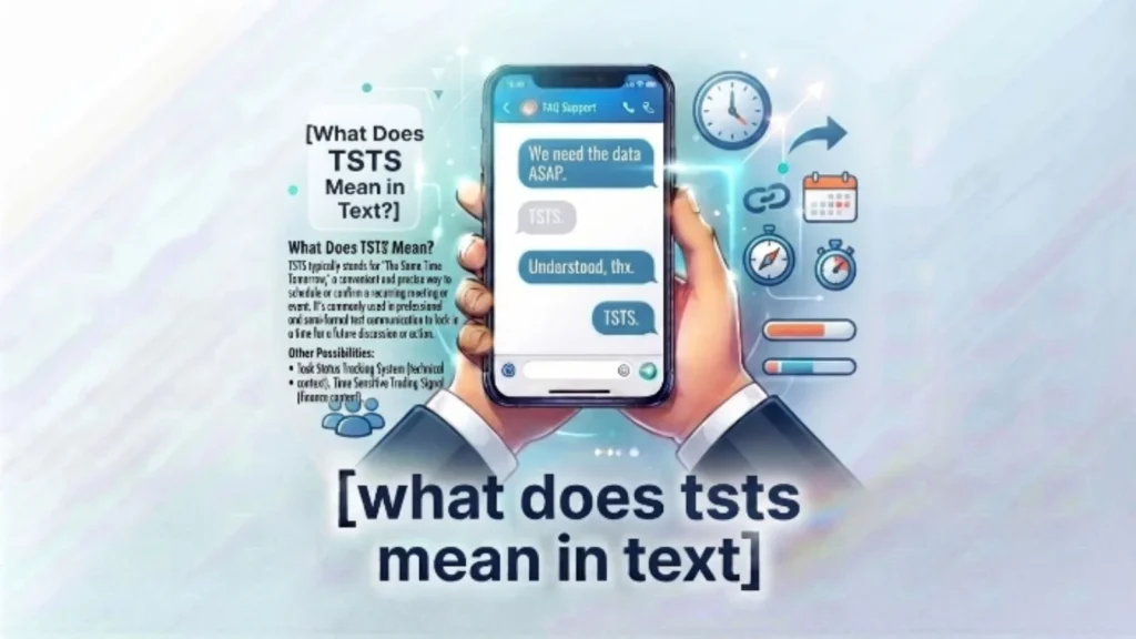 whats tsts mean in text