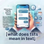 whats tsts mean in text