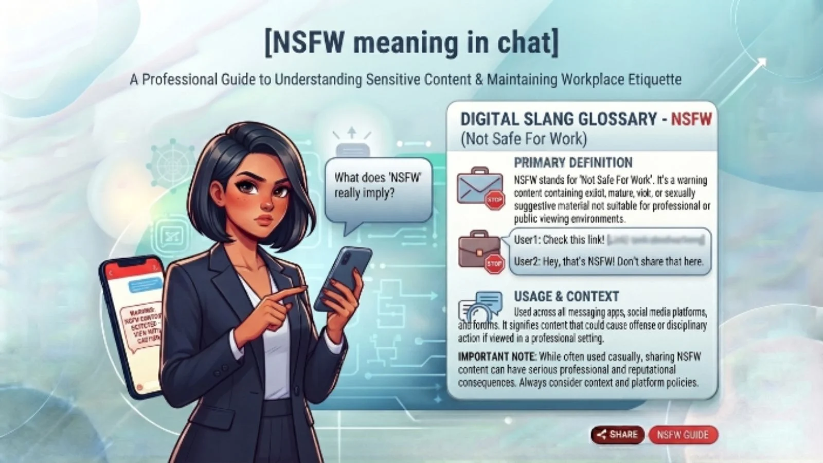 nsfw meaning in chat