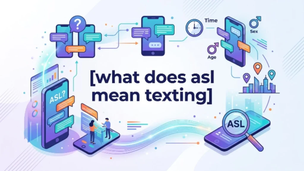 what does asl mean texting
