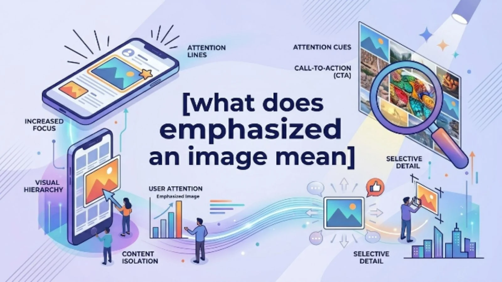 what does emphasized an image mean
