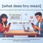 what does hru mean