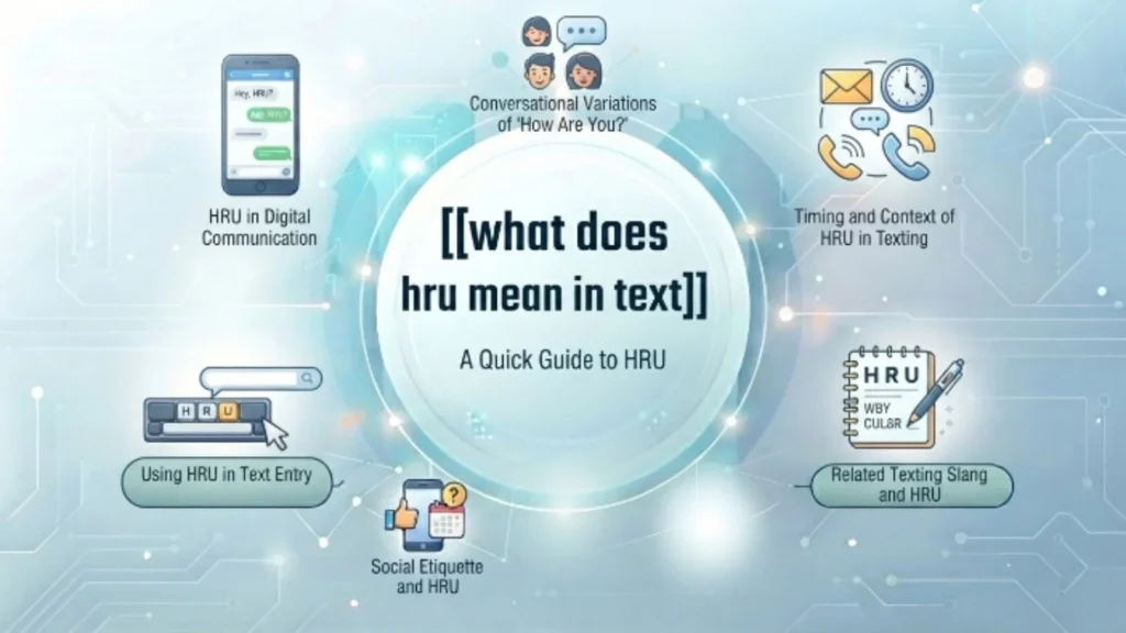 what does hru mean in text