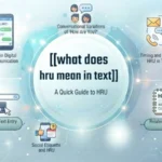 what does hru mean in text