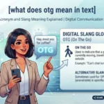 what does otg mean in text