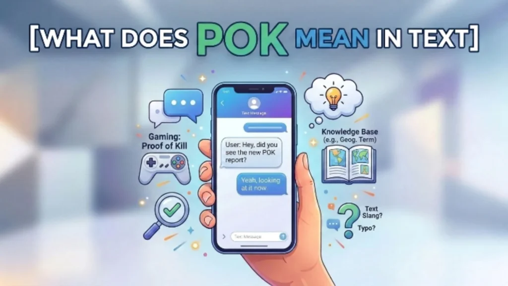 what does pok mean in text