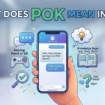 what does pok mean in text