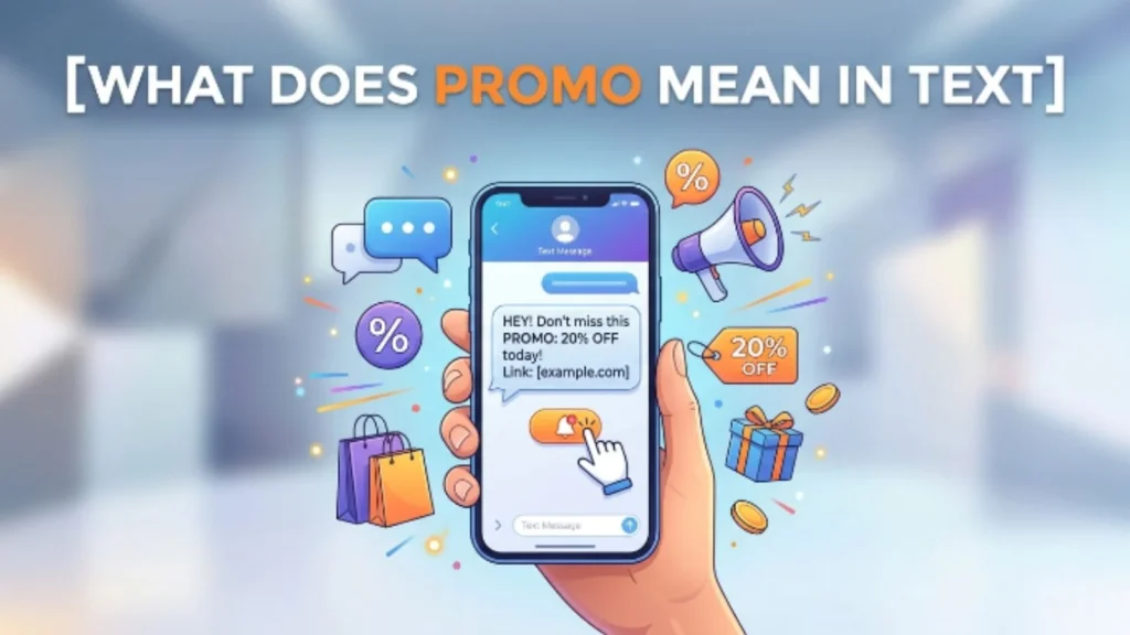 what does promo mean in text