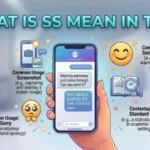 what is ss mean in text